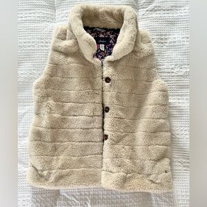 Joules faux fur vest